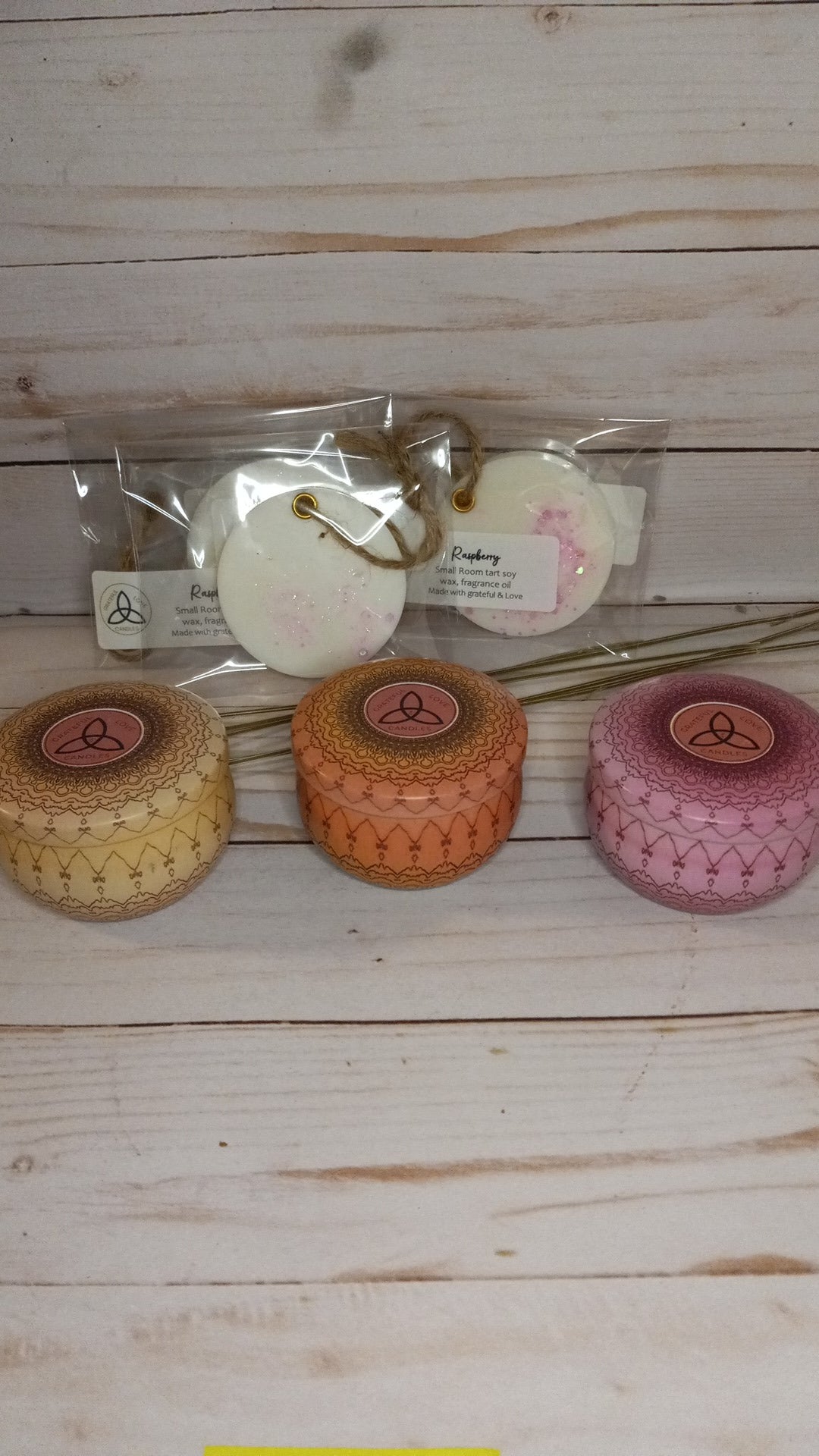 Velas Aromáticas envase metal