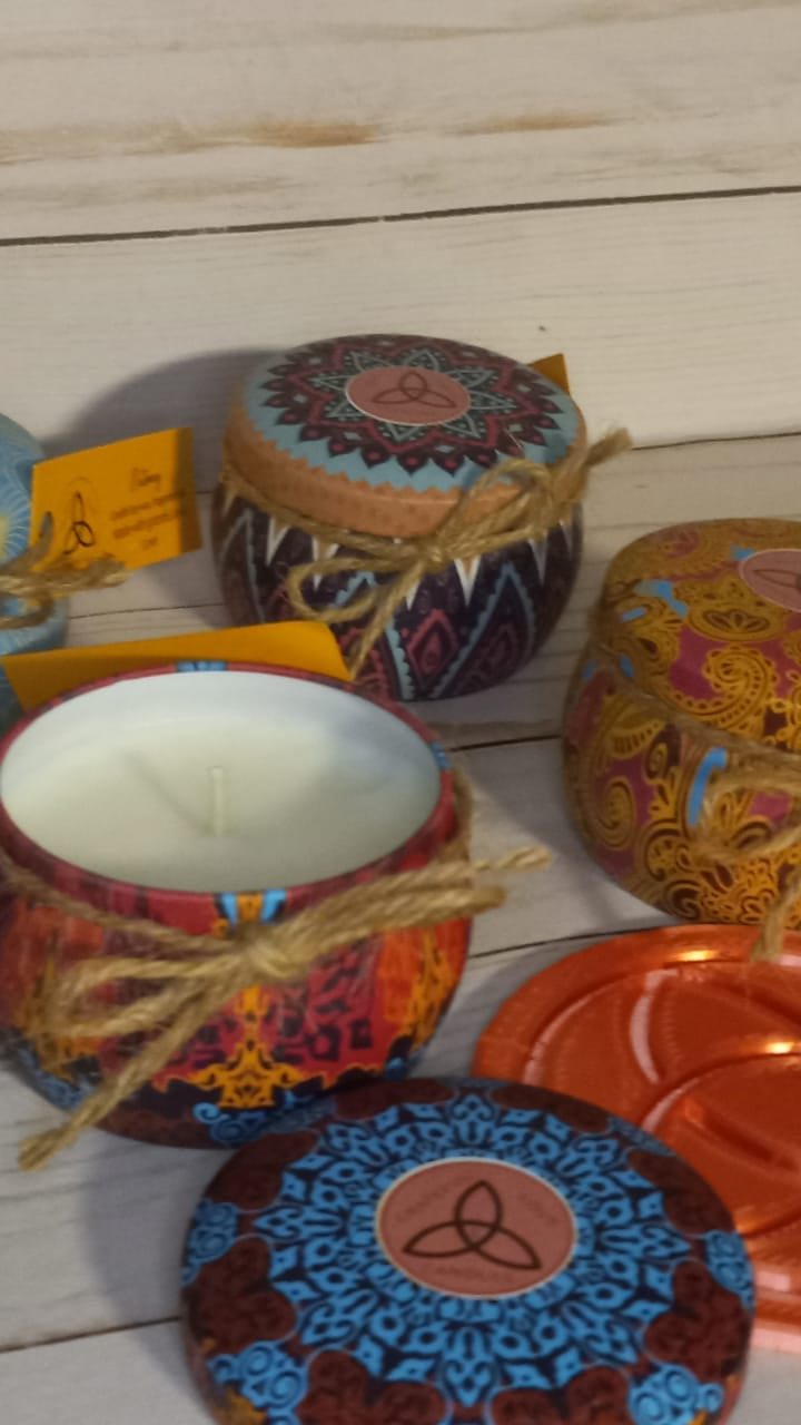 Velas Aromáticas envase metal